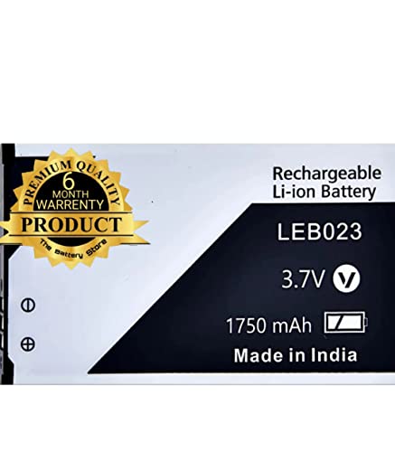 Image of THE BATTERY STORE Orignal LEB023 Battery for Lava LEB023 (1750mAh) Battery with 6 Month warrenty and high capicity Battery Backup Battery (for Lava LEB023)