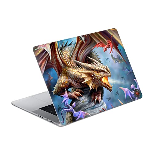Peau Autocollant MacBook Pro 16 A2485 Dragon Anne Stokes Finition Premium
