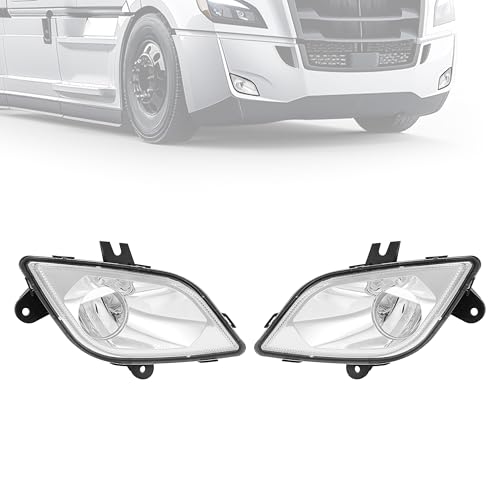HECASA Pair Full LED Fog Lights Compatible with 2018-2024 Freightliner