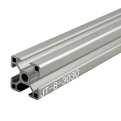 Lysee 3D Printer Parts & Accessories - 1PC Black/White 3030 Aluminum Profile 100mm 500mm 800mm Linear Rail Extrusion Extrusion for CNC 3D Printer Parts - (Size: White, Color: 300mm)