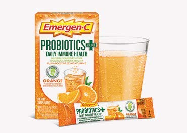 Emergen C Probiotics Orange 30 Packets 1 Box