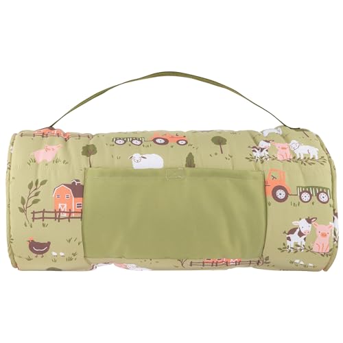 Image of Stephen Joseph, Toddler All Over Print Nap Mat with Soft Blanket and Removable Pillow for Boys & Girls, Kids Sleeping Bag for Elementary, Daycare, Preschool with Carry Handle, Camo