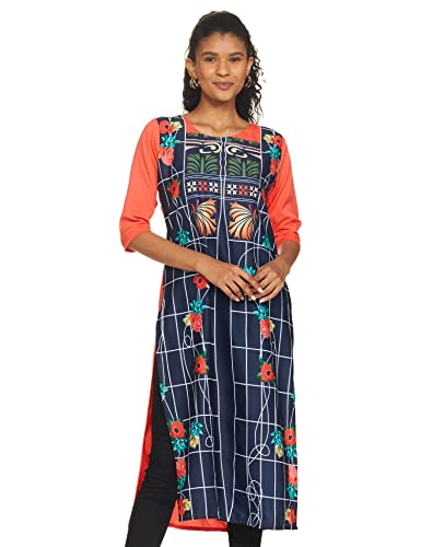 Image of Women's Crepe Straight Kurta