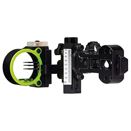 Black Gold Ascent Verdict Dovetail 3-Pin Bow Sight HD Head .019" Pin Bow Sight Diameter Right Hand Aluminum Black