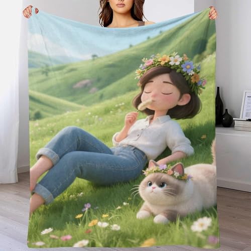 Plaid microfibre super doux 200x230cm pour canapé et lit