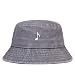 ZHENQIUFA Chapeau Bob Mode Hip-Hop Sauvage Chapeau De Pêcheur Lavé Note De Musique Broderie Chapeaux De Seau Chapeaux De Panama Hommes Et Femmes Chapeau De Soleil en Plein Air-Gris