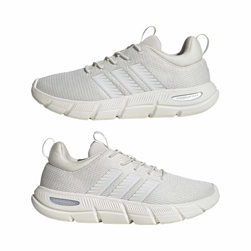 adidas Damen Cloudfoam Flex Elastic Laces Shoes, Chalk White/Core White/Matte Silver, 40 EU – Ansicht 6