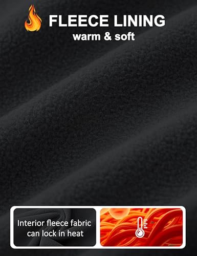 TACVASEN Men's Lightweight Softshell Jacket Fleece Lined Windbreaker Waterproof Rain Coats for Tactical Hiking - Image 5