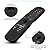 Silicone Case for LG AN-MR21GA / AN-MR22GA Remote Control [Shockproof] Anti-Slip Protective Cover for LG MR23GA MR24GN Magic Remote Case Sleeve Holder Protector Skin (Black)