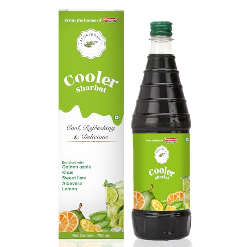 Image of Ayurvedant Cooler Sharbat Refreshing Herbal Drink Mix with Natural Ingredients - Ideal for Hydration & Cooling (750 ML) (Pack of 3)