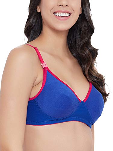 Image of Clovia Women's Cotton Non-Padded Non-Wired Feeding Bra