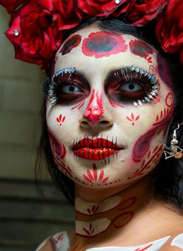 Unique Halloween Earring for Women,Scary Skeleton Earring for Adults,Cute Halloween Gifts for Women,Skull Dangle Earrings for Mom/Daughter/Teacher2