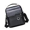 Gomice Small Messenger Bag For Men - PU Leather Retro Sling Daypack - High Capacity Lightweight Daypack Purse For Casual Work #5