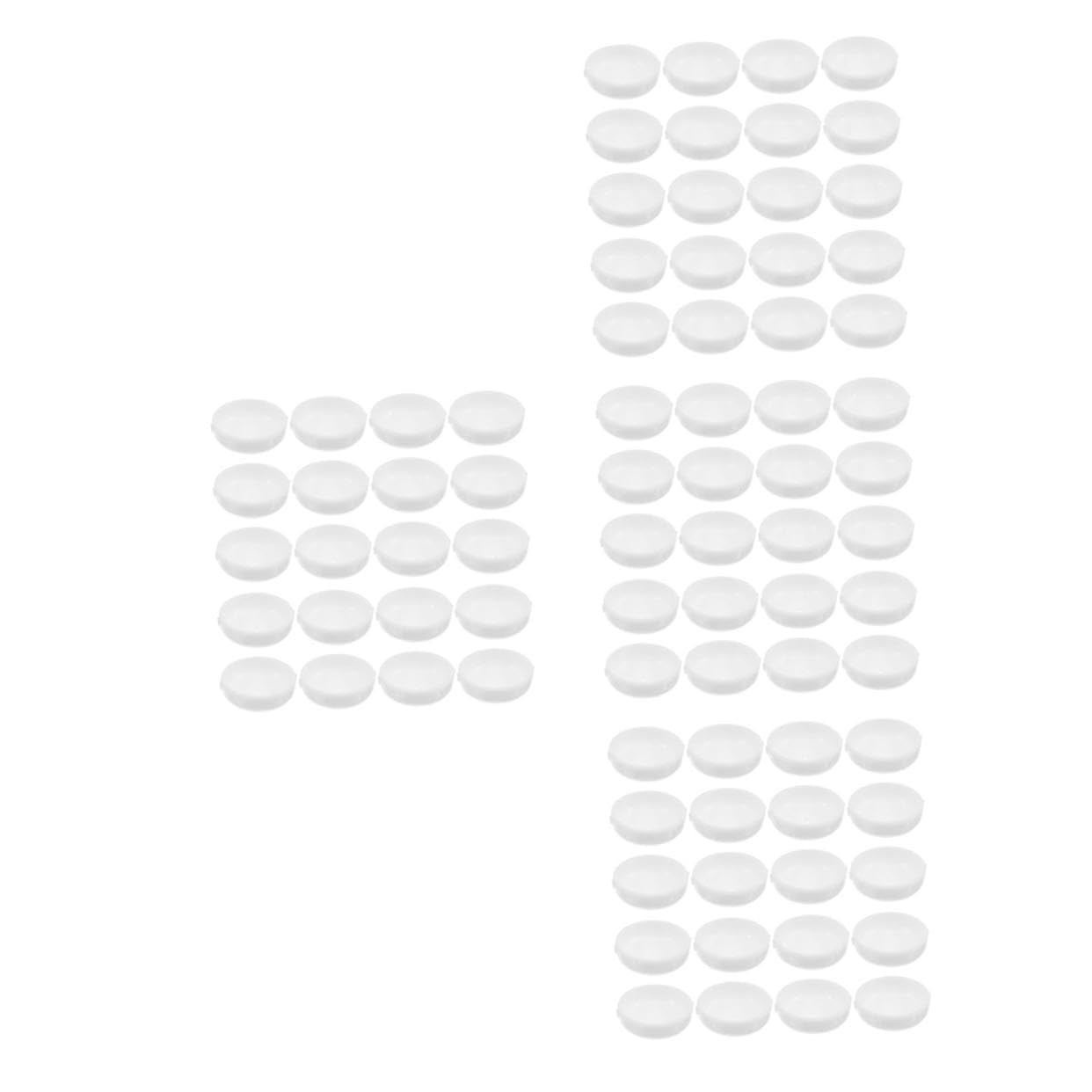 Protections pour pieds de chaises de 38 mm avec embouts blancs de rechange