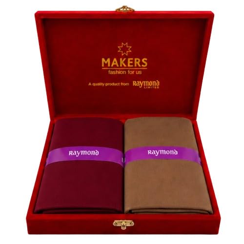 Men's Cotton Shirt and Trouser Unstitched Fabric Set - Gift Pack (Multicolour_Free Size) 80003-image-44