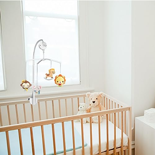 Bras de mobile bébé musical en bois avec rotation à 360 degrés