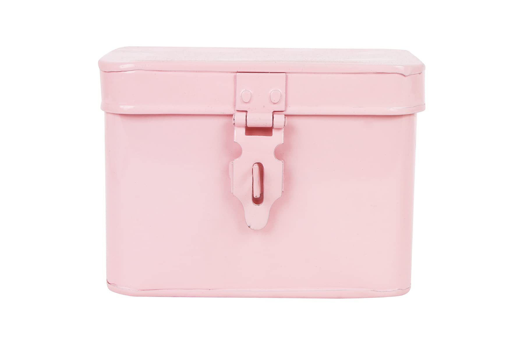INDIAN ARTISANS Metal Gift Trunk Box/Mini Trunk/Colour: Cream/Size 6 inch-image-5