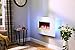 Endeavour Fires Egton Wall Mounted Electric Fire, White Curved Glass, 1&2kW, 7...