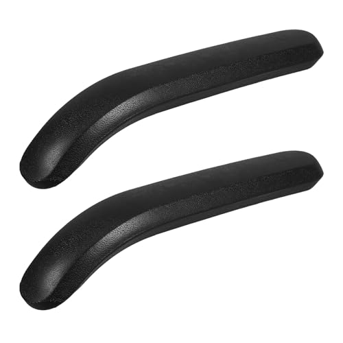 Milisten Paquet de 1 Paire D'accoudoirs Ronds en Plastique pour Chaise de Bureau, Diamètre 25-28 Mm, Coussins de Soutien Confortables, Accessoires pour Chaise de Formation et Ordinateur,