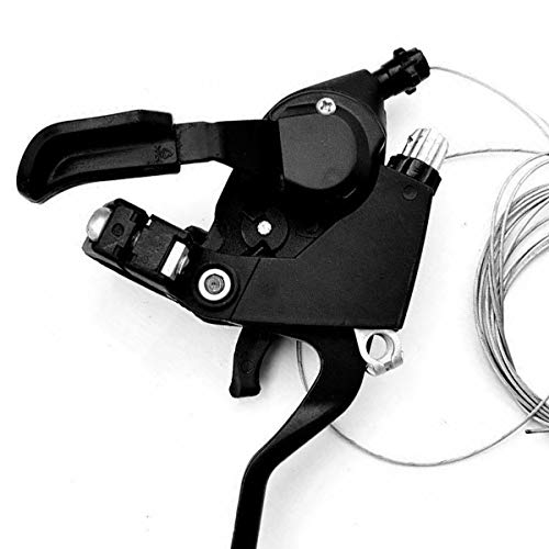 Yuehuam Bike Shifter/Brake Lever with Gear Indicator and Brake Cable for MTB Bicycle- L3 x R7 Speed