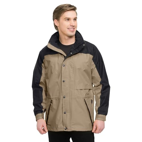 Image of AFC Nylon Water Resistant Parka Jacket Mesh Lining 4 Colors Big & Tall Jacket