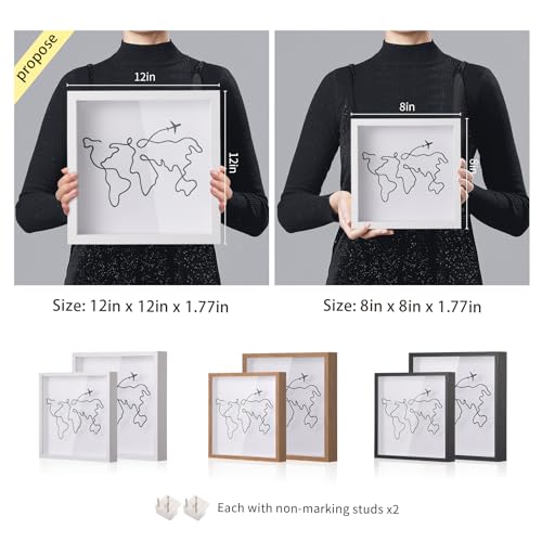 shadow box (White, 8x8in)