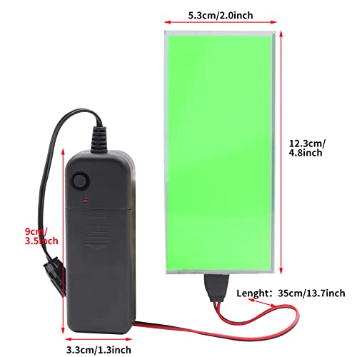 NWpangu Electroluminescent (EL) Panel Light, DIY EL Cuttable Paper Lamp Neon Light for Holiday Decoration/Cosplay/Warning - Image 2