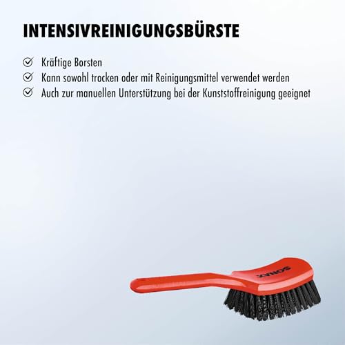 SONAX IntensivReinigungsBürste (1 Stück) strapazierfähige Borsten zur intensiven Bearbeitung verschmutzter Textilien/Art-Nr. 04917000