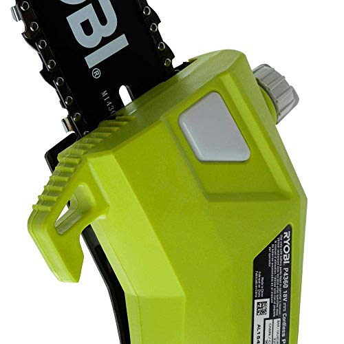 Ryobi ONE+ 8 in. 18-Volt Lithium-Ion Cordless Pole Saw - 1.3 Ah Battery and Charger Included