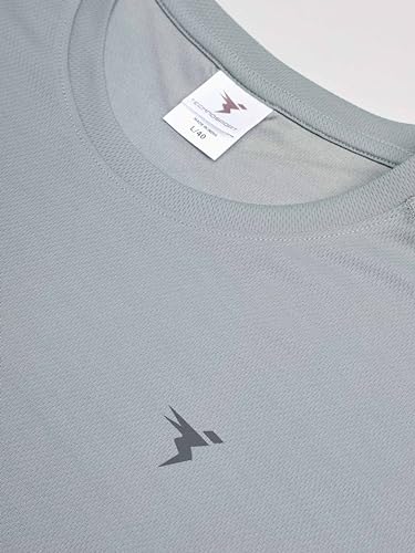 Image of TECHNOSPORT Men's Polyester Regular Fit T-Shirt