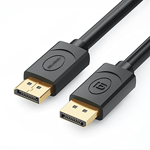 ASFD Monitor Cable 1.2 DisplayPort to DisplayPort Cable (4K@60Hz, 2K@144Hz) DP Cable for Computer, Laptop, Monitor, Projector Cable (Length : 1.5m)
