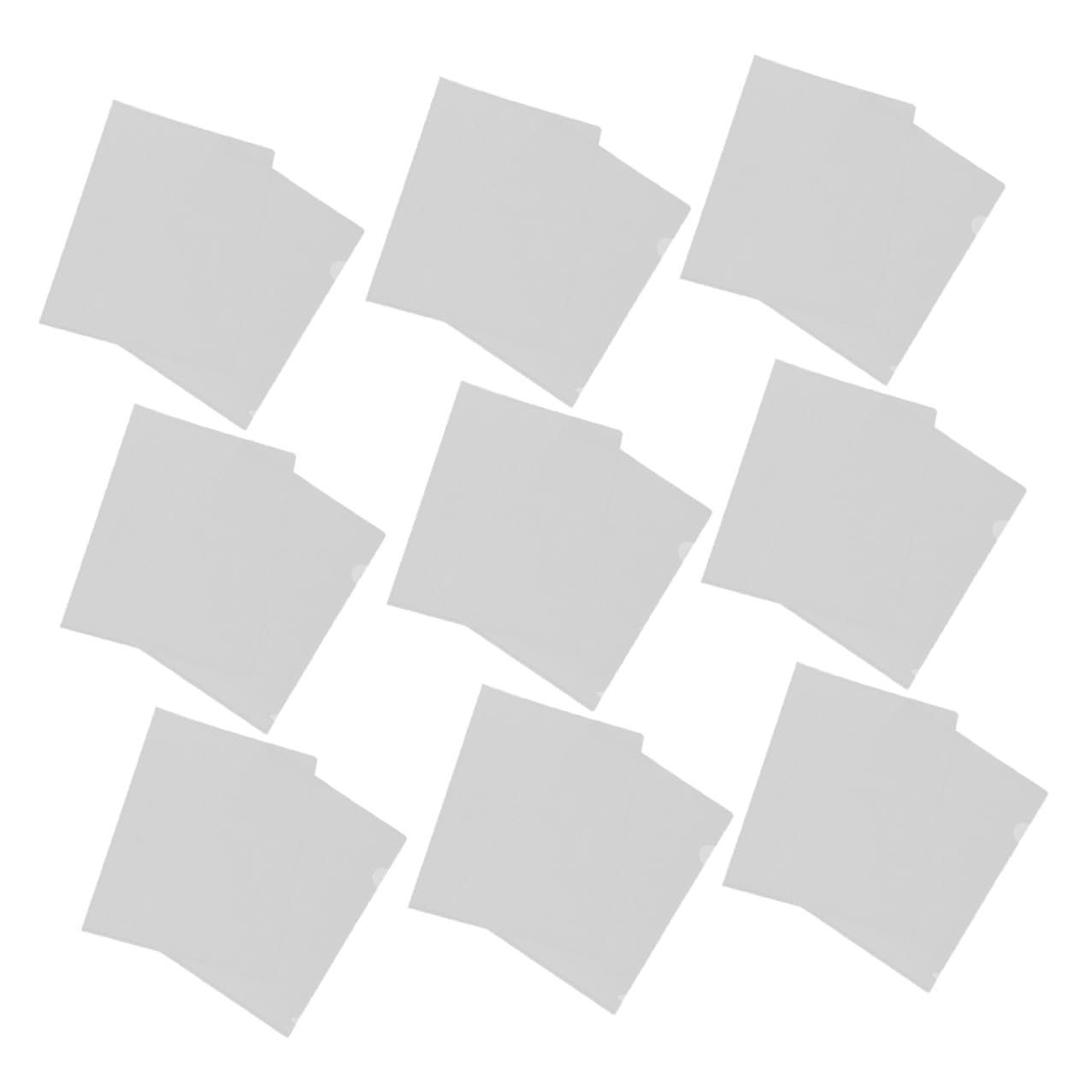 TOPBATHY Ideales para Organizar Archivos de Plástico Transparentes para Documentos 50 Carpetas Ligeras y Compactas Decoración Colegio en Escuela y Oficina