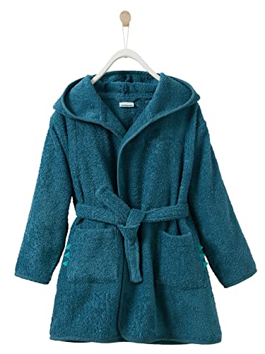 Vertbaudet Kinder Bademantel, Dino-Kost&uuml;m blau 128