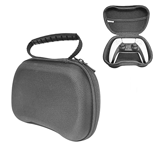 Keptfeet Étui pour contrôleur de Voyage Compatible avec PS5, étui pour contrôleur de Jeu pour Manette sans Fil Plays tation 5 PS5, étui Rigide Portable et Compact pour contrôleur de Transport Cover