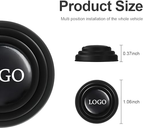 Image of BRAINLE Rubber Shock Absorber for Car Door Protection Guard Pads For Hyryder, Innova Crysta, Hycross, Fortuner, Rumion, Glanza, Camry, Hilux, Etios, Corolla, Urban Cruiser, Taisor, Belta, Altis, Yaris