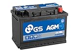 GS AGM096 12V 70Ah 760 CCA AGM Start Stop Car, Truck & Van Battery