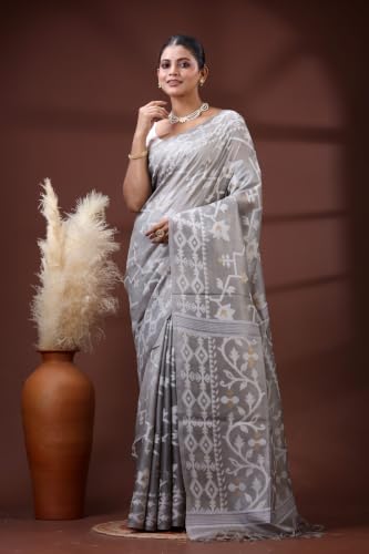 SLAGHA tussar silk saree in tussar silk – image 5