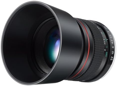 Amazon.com : JINTU 85mm F1.8 EF Mount Camera Lens Manual Portrait 