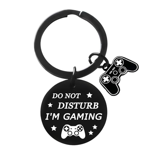 Hgreiwgk Cool Game Keyring Gaming Gifts for Game Lovers Gift Video Game Keyring for Boyfriend Son Dad Husband Christmas Valentines Birthday Gift Funny Game Players Gifts for Men Women