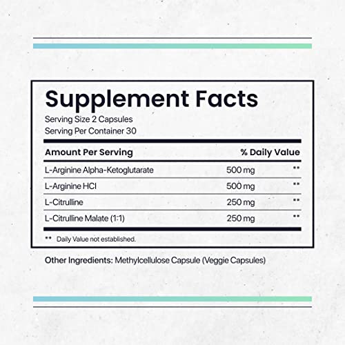 Nature'S Pure Blend NPB-001 Nitric Oxide Supplement L-Arginine thumb #2