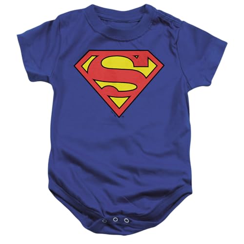 Image of Popfunk Superman Logo Baby Bodysuit Collection Infant Baby Boys Onesie Snapsuit