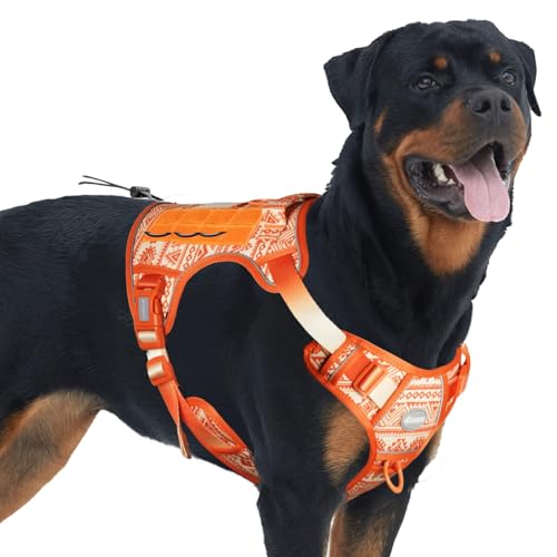 Image of AUROTH Dog Harness for Large Dogs, No Pull Tactical Dog Vest Heavy Duty