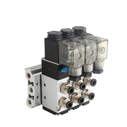 Électrovanne directionnelle 4V210-06 AC220V distributeur pneumatique monostable 5/2 - 6