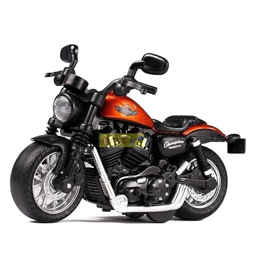 KAIRA TOY Motorcycle Toy Model Harley Sports Bike DieCast Metal Pull