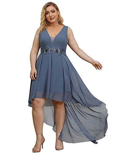 Ever-Pretty Vestito da donna lungo, asimmetrico