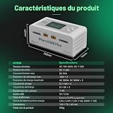 Gens Ace iMars D300 Plus chargeur double canal 300 W, blanc photo 6