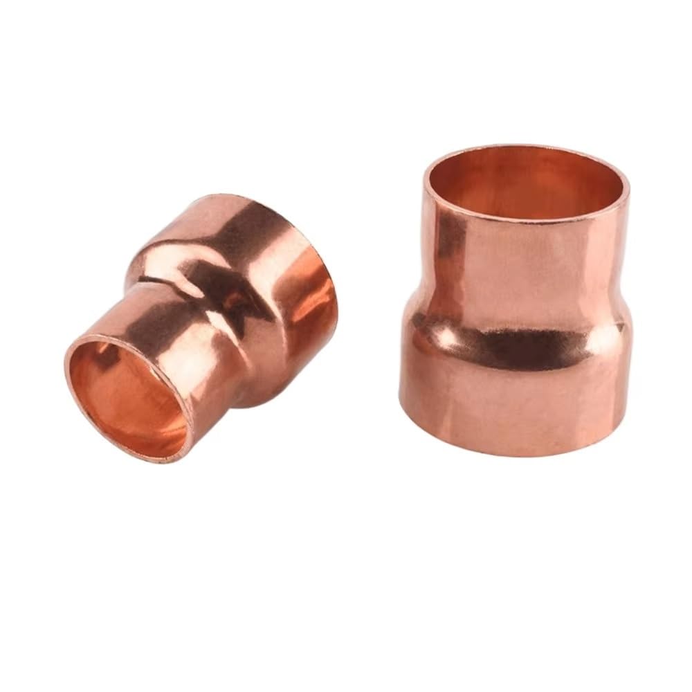 Acoplador Reductor Cobre Soldadura Zócalo 35-12.7mm a 80-42mm (1 Pieza), para Aire Acondicionado & Fontanería(67-35mm)