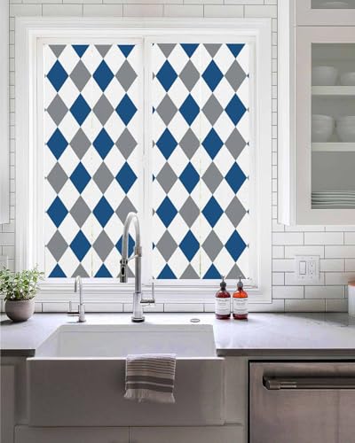 Vinilo decorativo para ventana con privacidad tipo vitrales 17.7"x39.3"