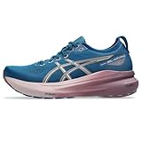 ASICS Women's Gel-Kayano 31 Running Shoes, 10, Rich Navy/Watershed Rose