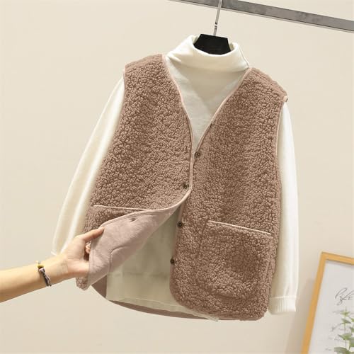 Chaleco de peluche para mujer que combate el frío sin perder estilo 3